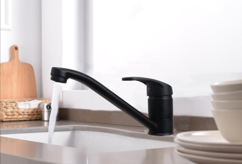 Granitspüle Element mit Abtropffläche 90x50 cm inkl. Armatur & Siphon-Set