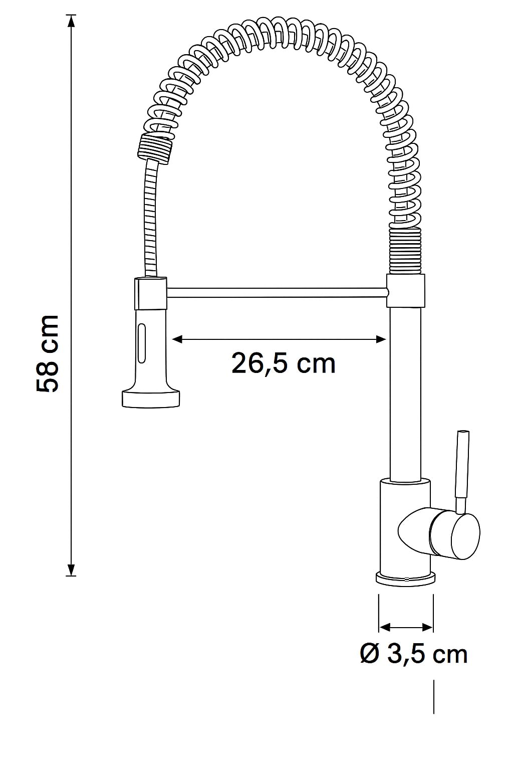 Granitspüle Element mit Abtropffläche 90x50 cm inkl. Armatur & Siphon-Set