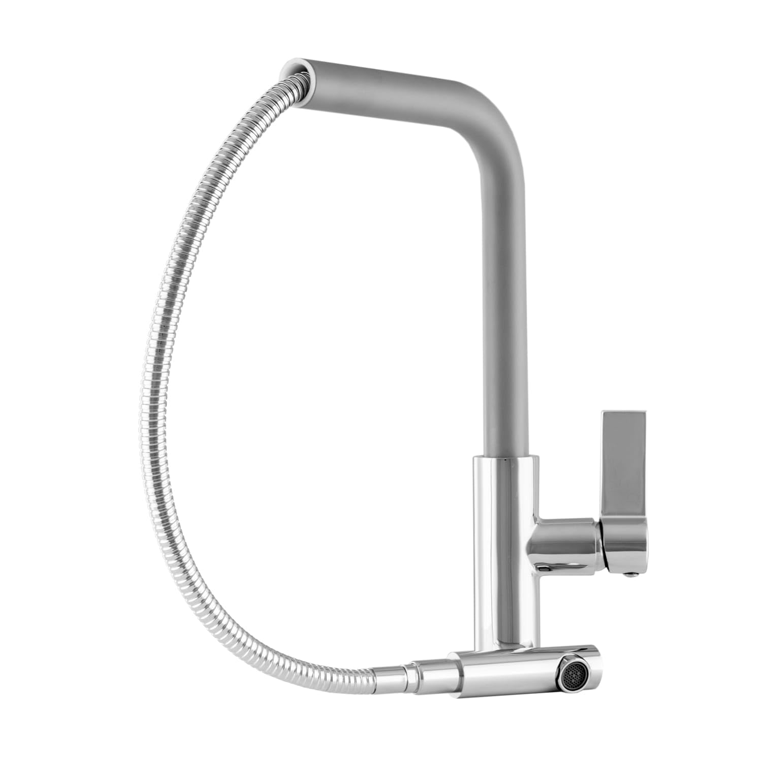 Küchenarmatur mit 360° Schwenkauslauf – Hochwertiger Wasserhahn aus Messing mit Zugbrause & Keramikkartusche