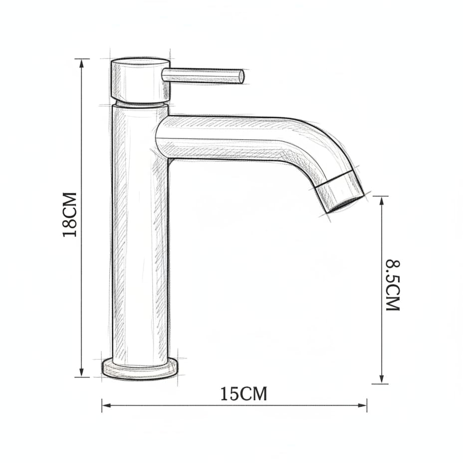 Küchenarmatur mit 360° Schwenkauslauf – Hochwertiger Wasserhahn aus Messing mit Zugbrause & Keramikkartusche