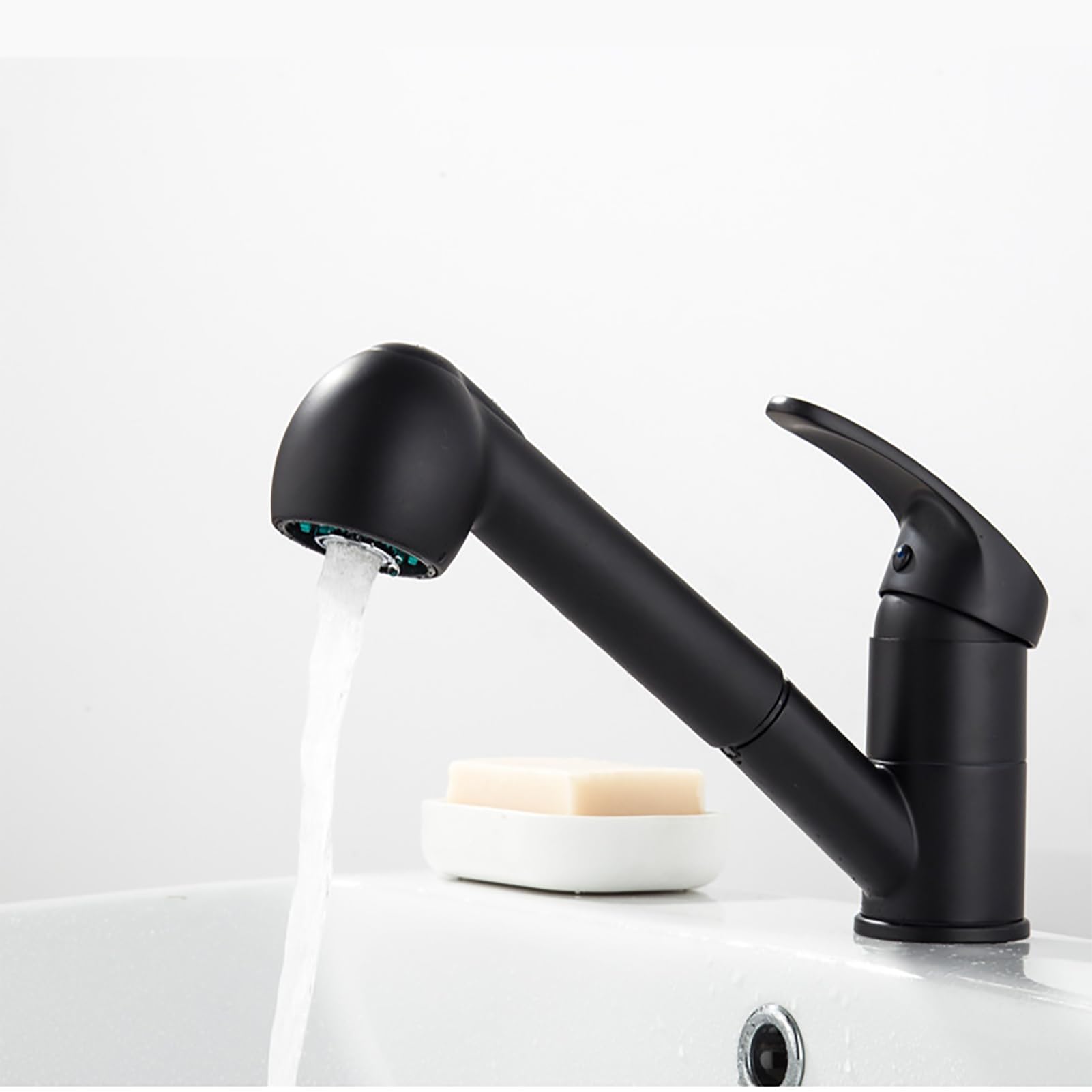 Granitspüle Element mit Abtropffläche 90x50 cm inkl. Armatur & Siphon-Set