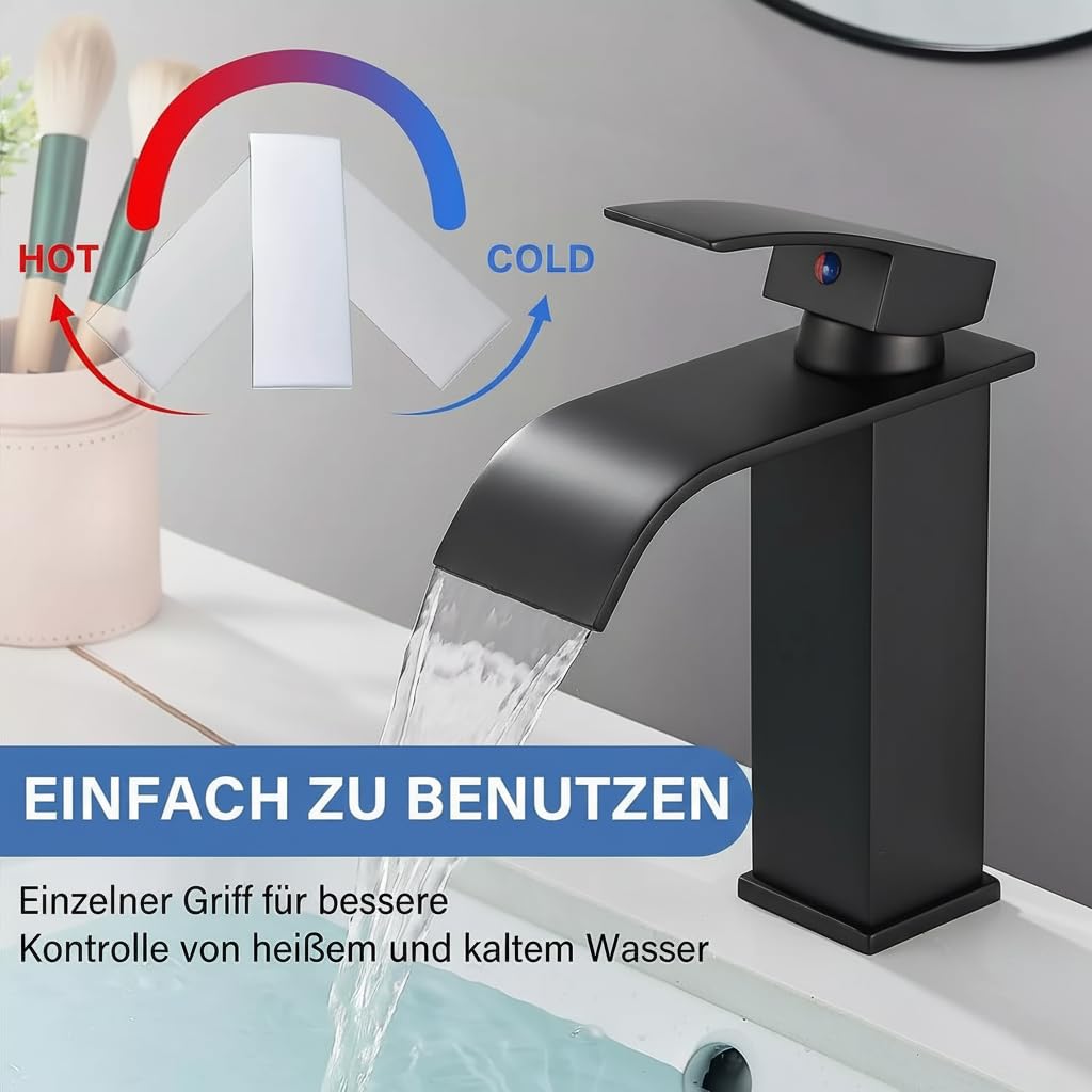 Küchenarmatur mit 360° Schwenkauslauf – Hochwertiger Wasserhahn aus Messing mit Zugbrause & Keramikkartusche