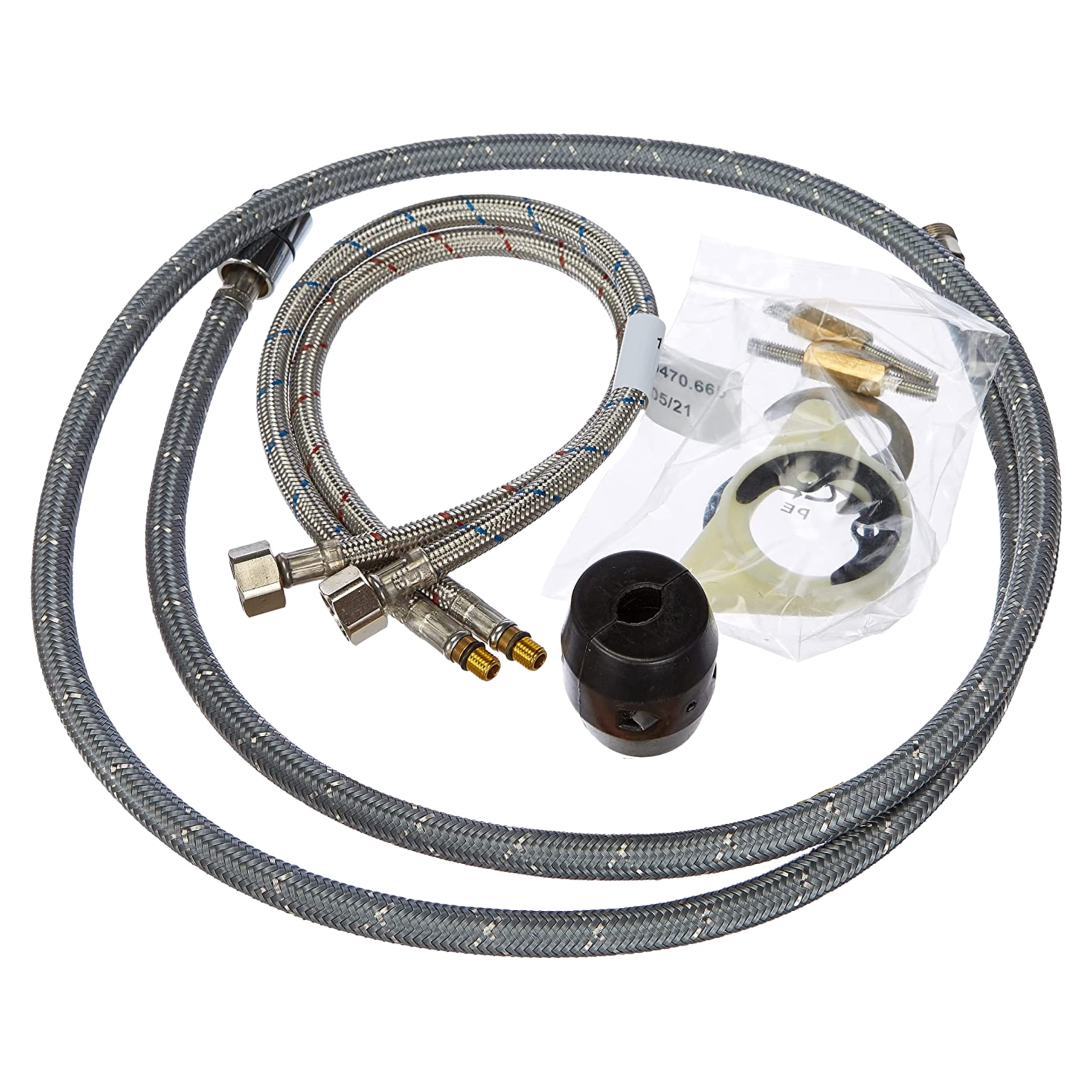 Küchenarmatur mit 360° Schwenkauslauf – Hochwertiger Wasserhahn aus Messing mit Zugbrause & Keramikkartusche