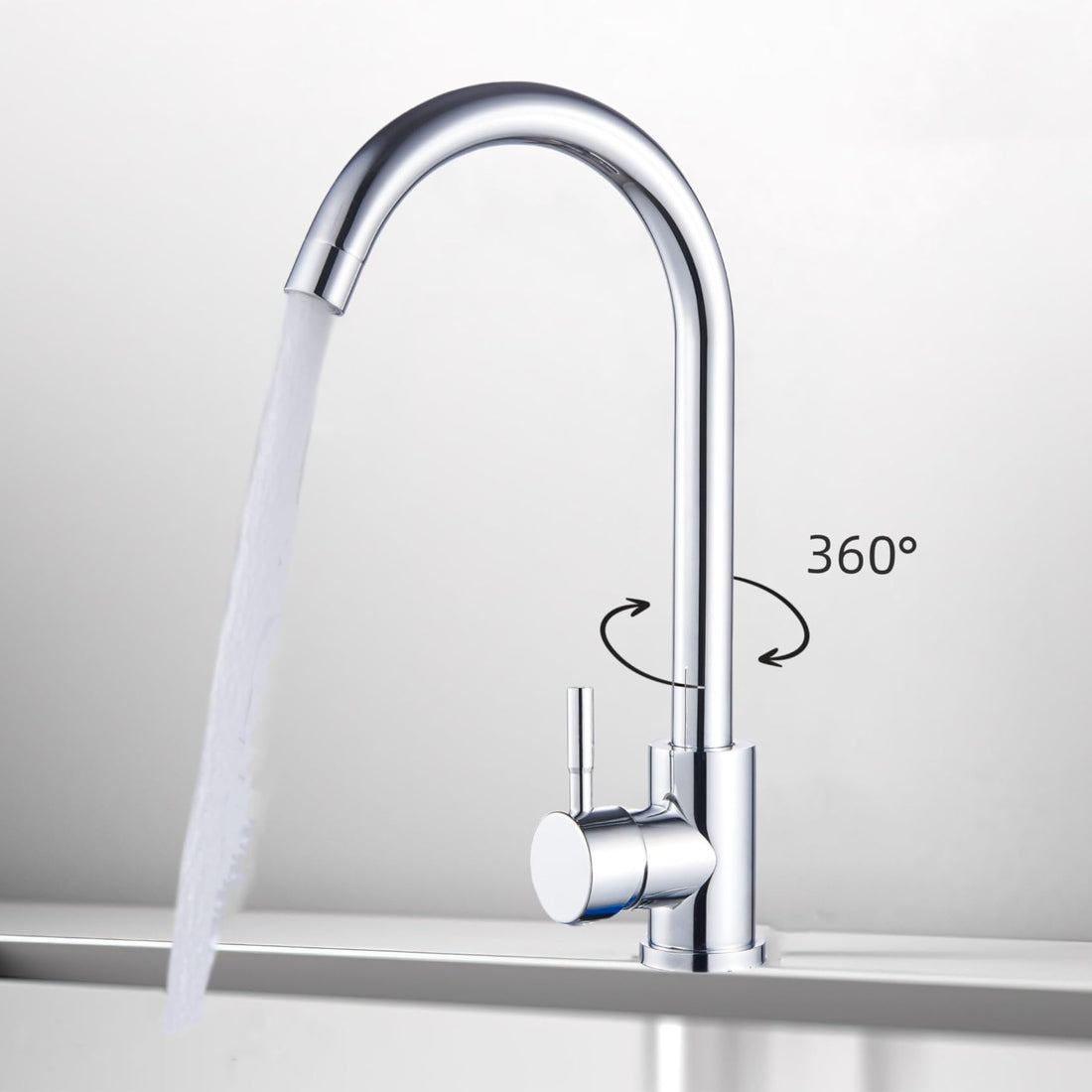 Küchenarmatur Genial – Hochwertige Spültischarmatur aus Messing inkl. Montageset