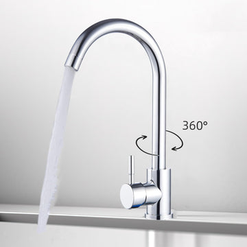 Küchenarmatur Genial – Hochwertige Spültischarmatur aus Messing inkl. Montageset