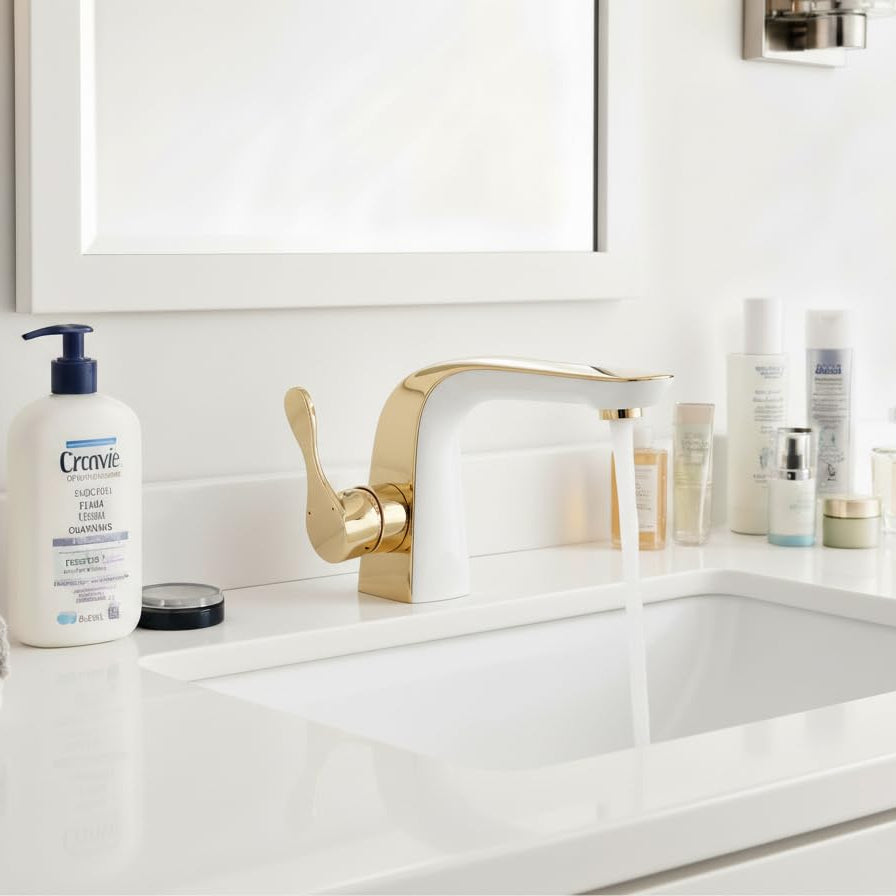 Küchenarmatur mit 360° Schwenkauslauf – Hochwertiger Wasserhahn aus Messing mit Zugbrause & Keramikkartusche