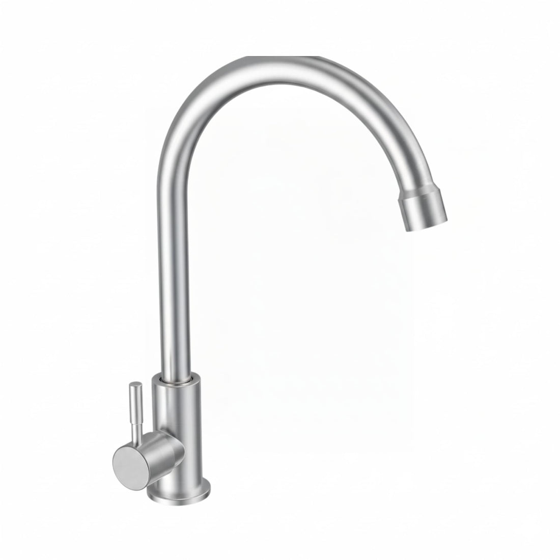 Küchenarmatur mit 360° Schwenkauslauf_Hochwertiger Wasserhahn aus Messing mit Zugbrause_Keramikkartusche